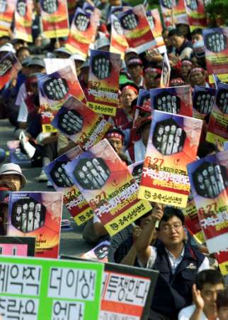 Protest in Korea